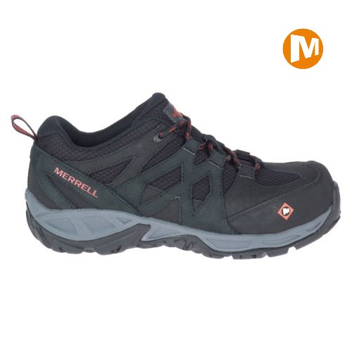 Merrell Siren Alloy Toe Sicherheitsschuhe Damen Schwarz [DE-KXLEQ]